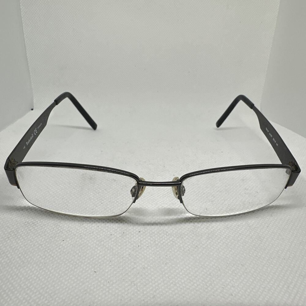 Timberland TB0197 Eyeglasses Frames Men's Gunmetal Rectangular 55-18-140 557